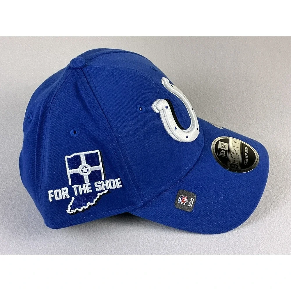 New Era‎ Indianapolis Colts 9FORTY Comfort Fit Blue NFL Hat Cap NWT